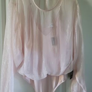 Sheer/Polyester Body suit